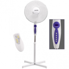 Syntrox SVT-50W_weiss Standventilator Kurt mit Fernbedienung