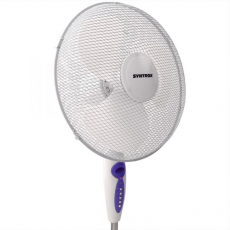 Syntrox SVT-50W_weiss Standventilator Kurt mit Fernbedienung