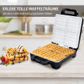 Syntrox WM-1600W-XLC Waffeleisen für Belgische Waffeln XLC Thermostat Klutzin