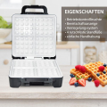 Syntrox WM-1600W-XLC Waffeleisen für Belgische Waffeln XLC Thermostat Klutzin